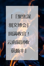 「聚焦深圳文博会」圆满收官！云南展团收获颇丰