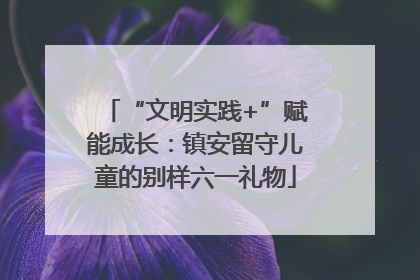 “文明实践+”赋能成长：镇安留守儿童的别样六一礼物