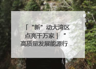“新”动大湾区 点亮千万家｜“高质量发展能源行”系列报道③
