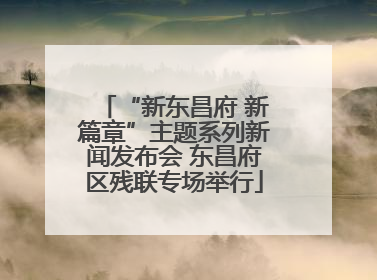 “新东昌府 新篇章”主题系列新闻发布会 东昌府区残联专场举行