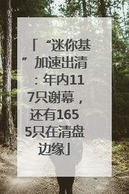“迷你基”加速出清：年内117只谢幕，还有1655只在清盘边缘
