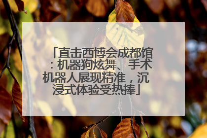 直击西博会成都馆：机器狗炫舞、手术机器人展现精准，沉浸式体验受热捧