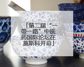 第二届“一带一路”中医药国际论坛在莫斯科开幕