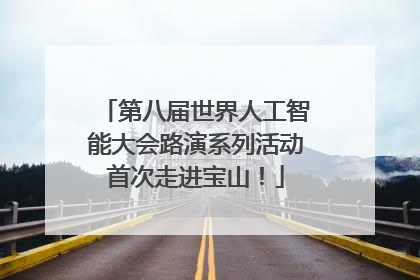 第八届世界人工智能大会路演系列活动首次走进宝山！