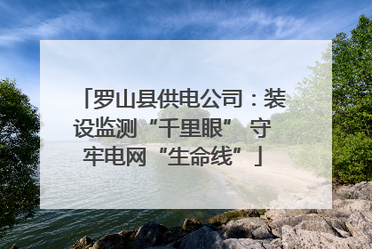 罗山县供电公司：装设监测“千里眼” 守牢电网“生命线”