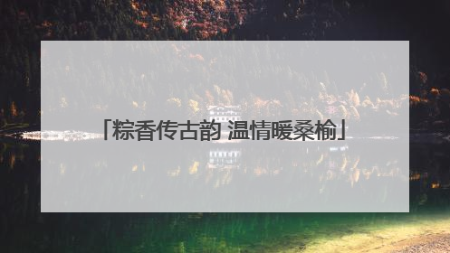 粽香传古韵 温情暖桑榆