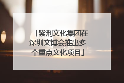 紫荆文化集团在深圳文博会推出多个重点文化项目
