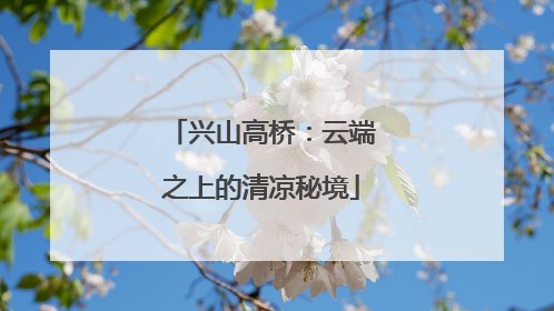 兴山高桥：云端之上的清凉秘境
