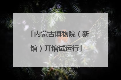 内蒙古博物院（新馆）开馆试运行