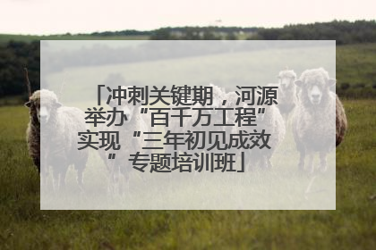 冲刺关键期，河源举办“百千万工程”实现“三年初见成效”专题培训班