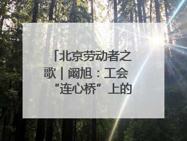 北京劳动者之歌｜阚旭：工会“连心桥”上的37℃守桥人