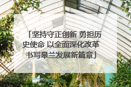 坚持守正创新 勇担历史使命 以全面深化改革书写皋兰发展新篇章