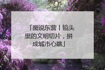 图说东营丨镜头里的文明切片，拼成城市心跳