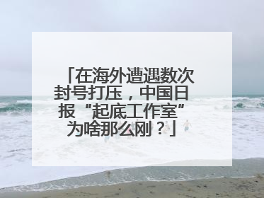 在海外遭遇数次封号打压，中国日报“起底工作室”为啥那么刚？