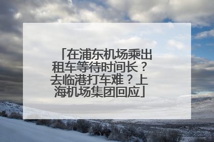 在浦东机场乘出租车等待时间长？去临港打车难？上海机场集团回应