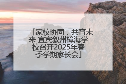 家校协同，共育未来 宜宾叙州樟海学校召开2025年春季学期家长会