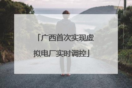 广西首次实现虚拟电厂实时调控