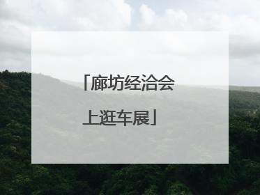 廊坊经洽会上逛车展