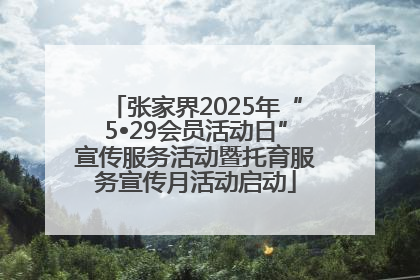 张家界2025年“5•29会员活动日”宣传服务活动暨托育服务宣传月活动启动