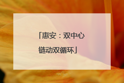 惠安：双中心链动双循环