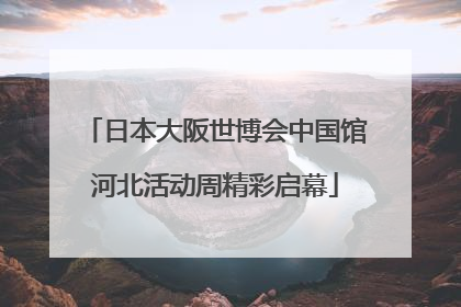 日本大阪世博会中国馆河北活动周精彩启幕