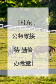 桂东：公务零接待 勤俭办食堂
