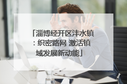 淄博经开区沣水镇：织密路网 激活镇域发展新动能