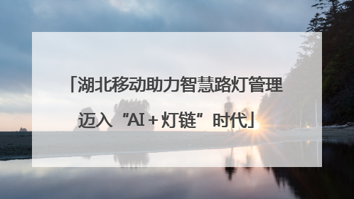 湖北移动助力智慧路灯管理迈入“AI＋灯链”时代