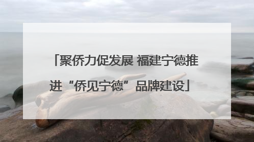 聚侨力促发展 福建宁德推进“侨见宁德”品牌建设