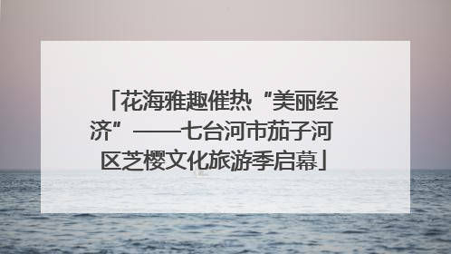 花海雅趣催热“美丽经济”——七台河市茄子河区芝樱文化旅游季启幕