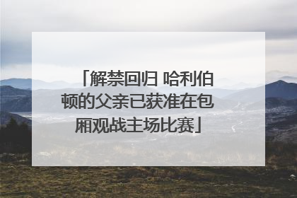 解禁回归 哈利伯顿的父亲已获准在包厢观战主场比赛