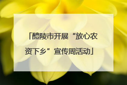 醴陵市开展“放心农资下乡”宣传周活动