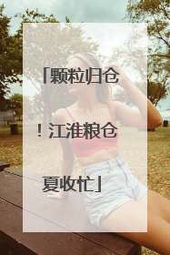 颗粒归仓！江淮粮仓夏收忙
