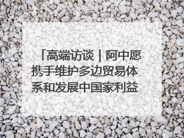 高端访谈｜阿中愿携手维护多边贸易体系和发展中国家利益——访阿拉伯议会议长亚马希