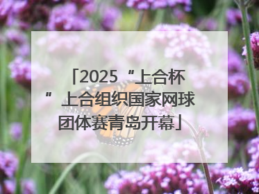 2025“上合杯”上合组织国家网球团体赛青岛开幕