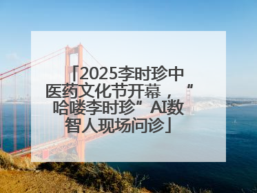 2025李时珍中医药文化节开幕，“哈喽李时珍”AI数智人现场问诊