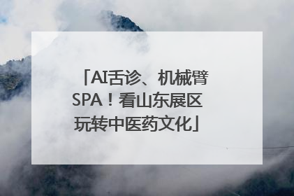 AI舌诊、机械臂SPA！看山东展区玩转中医药文化